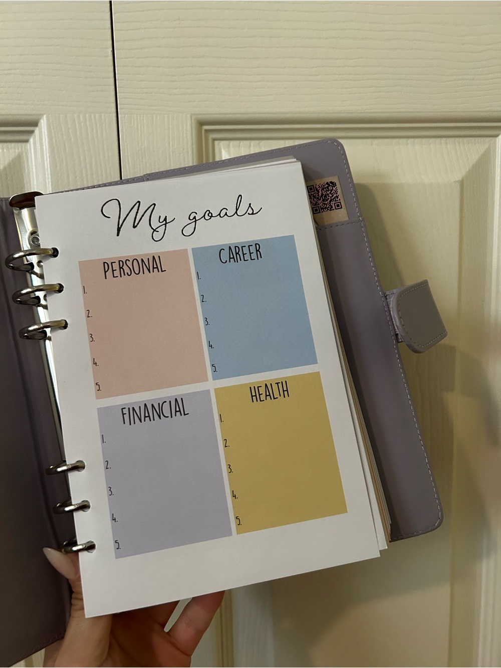 Lilac Planner Notebook - "The Life Designer" - Picture 6 of 13